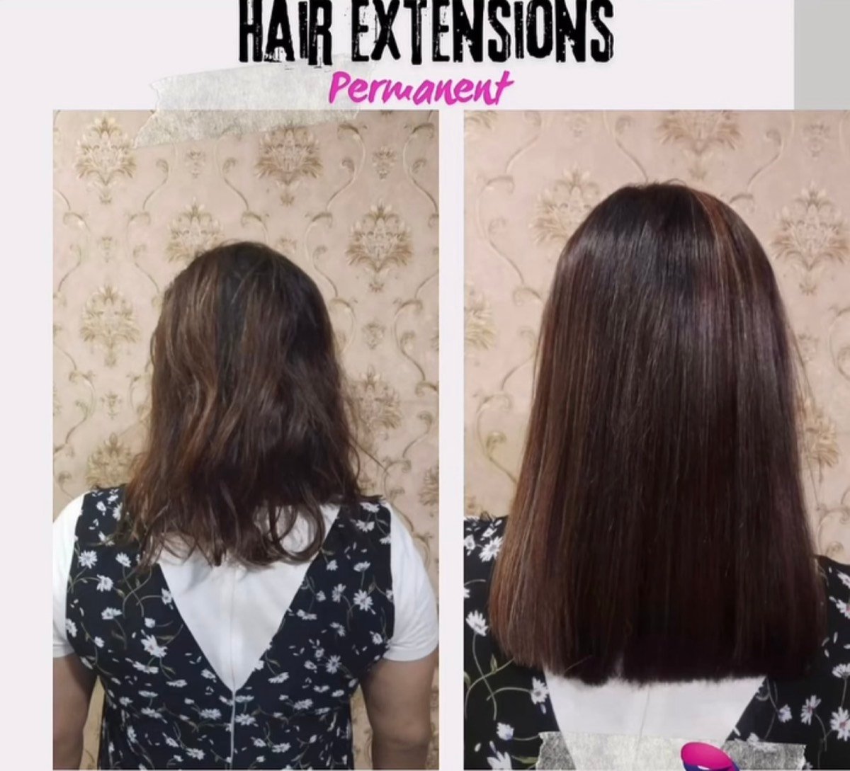 Bridal-length hair extensions styled into soft waves at DA Extensionzz, Chennai